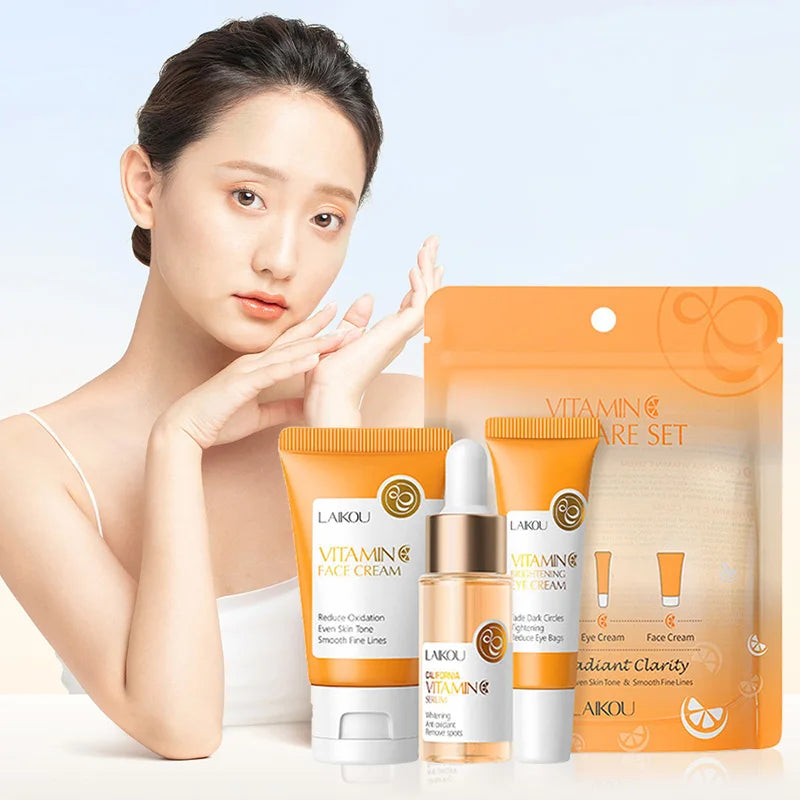 Set Mini Soin Visage à la Vitamine C 3 pièces
