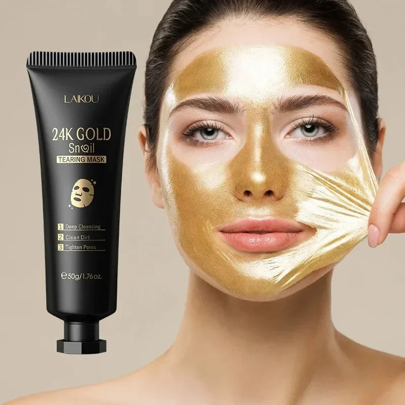 24K Gold Snail Tearing Mask 50G