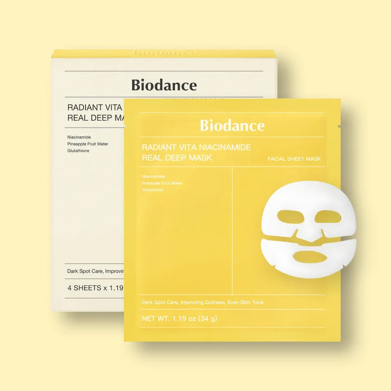 Radiant Vita Niacinamide Real Deep Mask 34g x 4