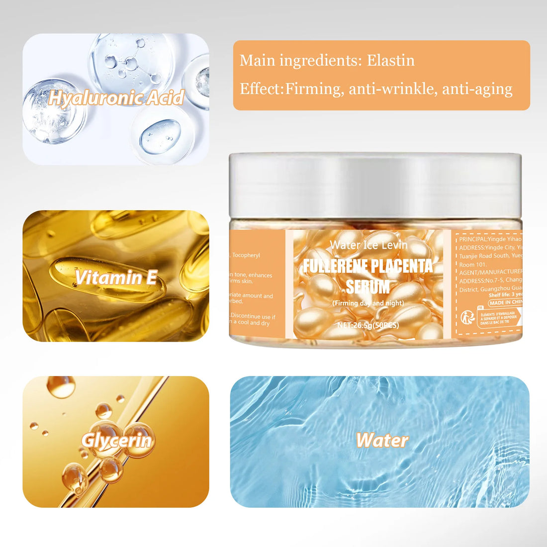 Fullerene Placenta Serum 50 pièces